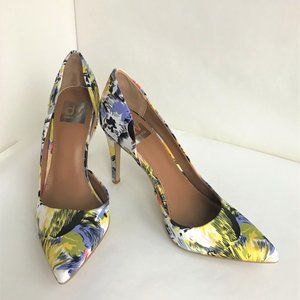 DV by Dolce Vita Womens Silk Floral Pumps - New